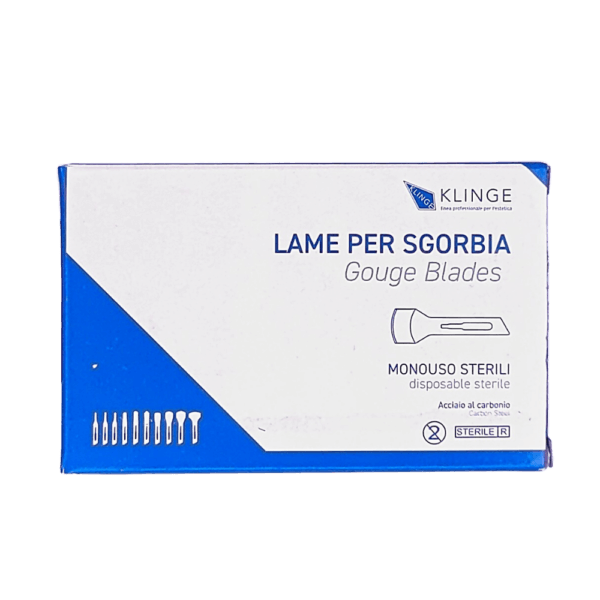 Lame sgorbia monouso sterili 100pz