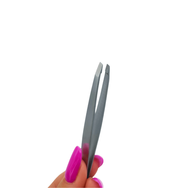Pinzetta obliqua inox